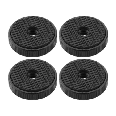 Afbeelding van SG Store 4 STKS 1/4 Inch Camera Aluminiumlegering Vrouwelijke Duim Wiel 26 x 6.5mm Lock Moer Adapter voor naar Microfoon Statief Aansluiten