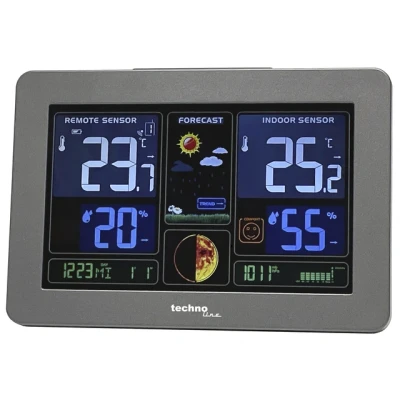 Afbeelding van Weerstation Technoline WS 6469 159x109x23mm zwart met 1 buitensensor