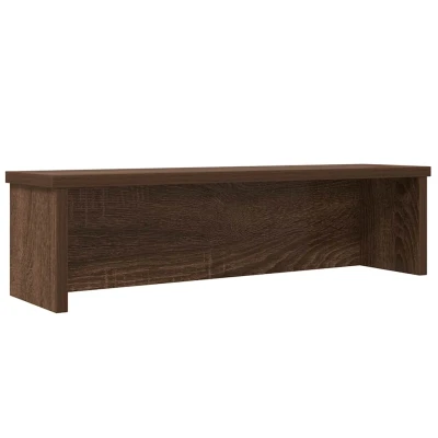 Afbeelding van vidaXL Keukenrek stapelbaar 50x15x16 cm bewerkt hout bruin eikenkleur