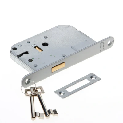 Afbeelding van Nemef Kastslot 1256/2 dm50 met 2 sleutels linkssluitend/rechtssluitend