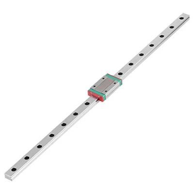 Afbeelding van Walfront MGN12H Mini lineaire railgeleiding, 250/300/400/500/550 mm schuifgeleiding met draagblok voor doe het zelf printers en CNC machine (400 mm)
