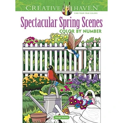 Afbeelding van Creative Haven Spectacular Spring Scenes Color by Number