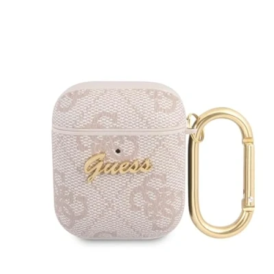 Afbeelding van Guess Airpods 2 Case Roze TPU 4G Pattern