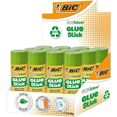 Afbeelding van BIC ECOlutions Glue Stick 36 g, lot de 12