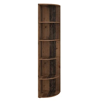 Afbeelding van Vicco Hoekplank &quot;Ecki&quot;, Antiek hout, 40 x 180 cm