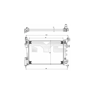 Afbeelding van TYC Radiateur 725 0035