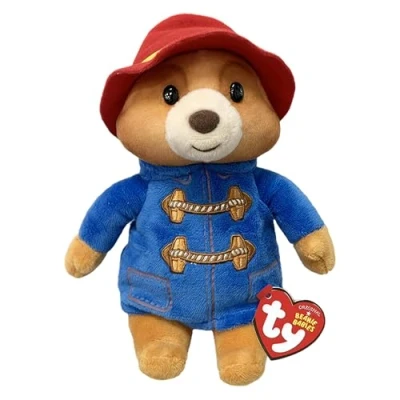 Afbeelding van TY Paddington Bear Beanie Boos Regular Baby Soft Plush Toy Collectible Knuffelgevulde Teddy