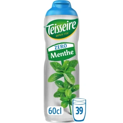 Afbeelding van Teisseire Zero Suiker Groene Munt Siroop 60cl