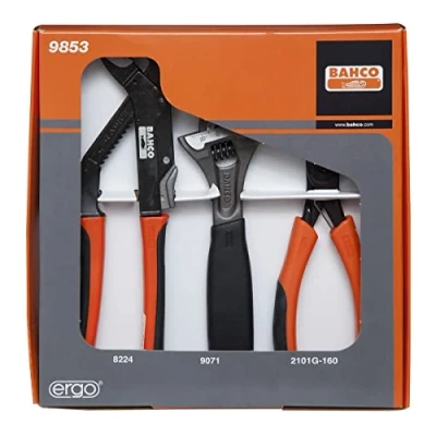 Afbeelding van Bahco tangenset ergo 3 delig 9853