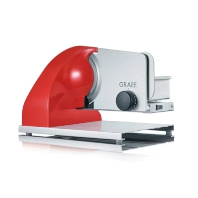 Afbeelding van Graef SKS903EU Sliced Kitchen, allessnijder, 185 W, geanodiseerd aluminium, rood