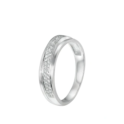 Afbeelding van Lucardi Ring zilver / transparant