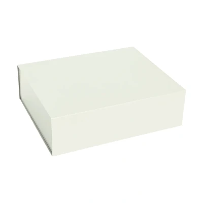 Afbeelding van HAY Colour Storage L doos met deksel 34,5x41,5 cm Chalk white