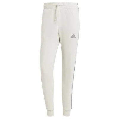 Afbeelding van adidas Heren Essentials Fleece Tapered Manchet 3 Stripes Broek, S Short