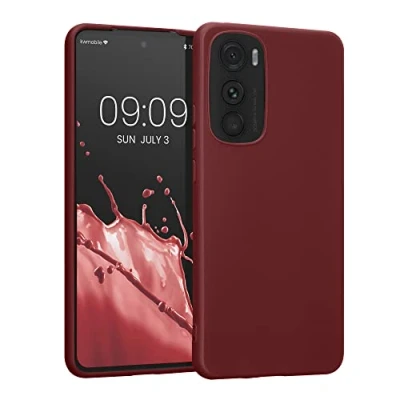 Afbeelding van kwmobile telefoonhoesje geschikt voor Motorola Edge 30 Hoesje smartphone Back cover in bordeaux violet