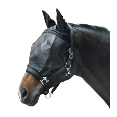 Afbeelding van Waldhausen Vliegenmasker Halster Premium Met oren Zwartverkocht door Agradi