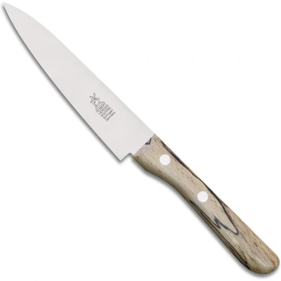 Afbeelding van Robert Herder Universeelmes Petty Omnivore RVS Middenspits Lemmet 13 cm Heft IJsbeukenhout