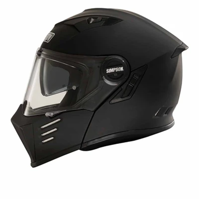 Afbeelding van Simpson Helmet ECE22.06 Darksome Matt Black XL Maat Helm