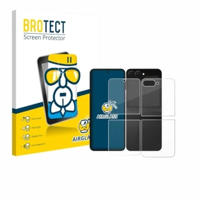Afbeelding van BROTECT Screenprotector voor Samsung Galaxy Z Flip 7 FE (Voor+Achter) Folie Beschermfolie Beschermglas transparant
