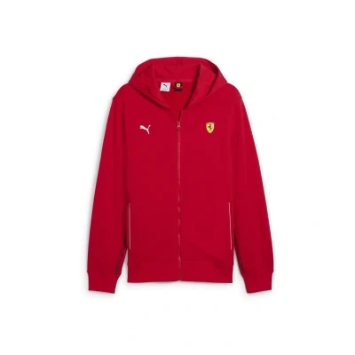 Afbeelding van Puma Sweater met rits, Heren, Maat: XS, Rosso corsa
