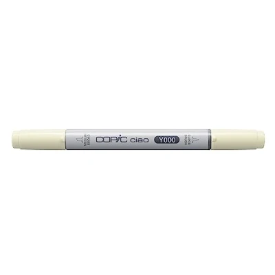 Afbeelding van COPIC Ciao Marker Type Y 000, Pale Lemon, veelzijdige layout marker, op alcoholbasis, met een medium breedte en brush tip