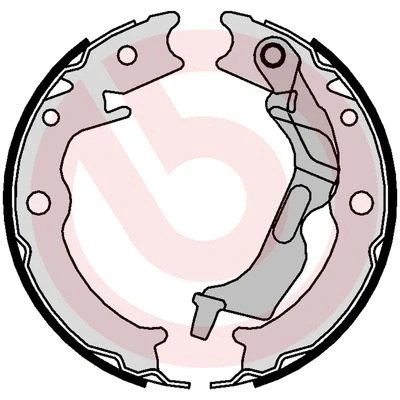 Afbeelding van Brembo Remschoen set S 10 520