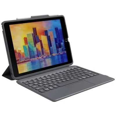 Afbeelding van Zagg Kbd Pro Toetsen Met Trackpad Duits (NL, iPad 10.2 (2020)), Tablet toetsenbord, Zwart