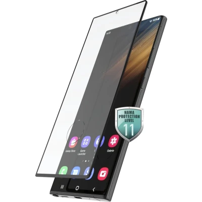 Afbeelding van Hama 3D Full screenprotector geschikt voor Samsung Galaxy S23 Ultra Gehard glas Anti vingerafdrukcoating Helderheid in HD kwaliteit