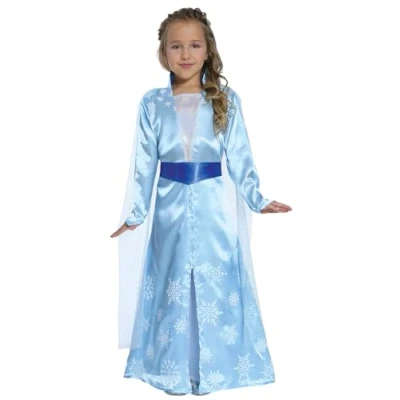 Afbeelding van Fiestas Guirca Jurk Ijsprinses Meisjes Blauw Mt 10 12 Jaar