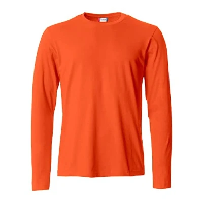 Afbeelding van Clique Basic T L/S 029033 Diep oranje XXL