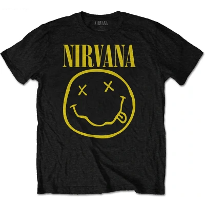 Afbeelding van Nirvana kindershirt Smiley logo 1 2 jaar