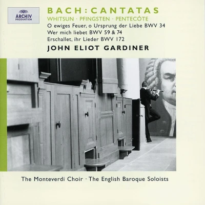 Afbeelding van Bach: Cantatas for Whitsun / Gardiner, Monteverdi Choir et al