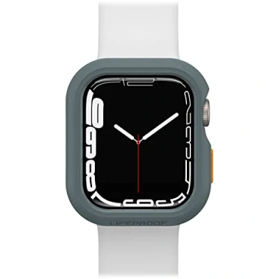 Afbeelding van LifeProof Watch Bumper voor Apple Series 8/7 41mm, Schokbestendig, Valbestendig, Slanke beschermhoes Watch, Guards Display en Edges, Duurzaam gemaakt, Grijs