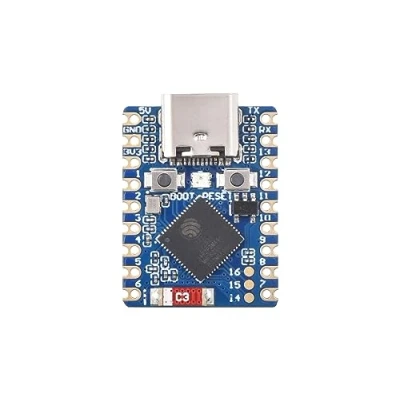 Afbeelding van ESP32 C3 Mini Development Board Based on C3FN4 Single core Processor, 160MHz Running Frequency, Support 2.4GHz Wi Fi (802.11 b/g/n) &amp; Bluetooth 5, Onboard Multi function GPIO Pin