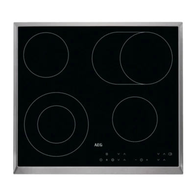 Afbeelding van AEG HK634060XB 3000 serie Inbouw elektrische Kookplaat Keramisch 60 cm