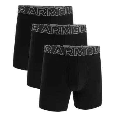 Afbeelding van Under Armour Underwear Performance Solid 3 PACK Onderbroeken, Heren, Maat: 3XL, Black
