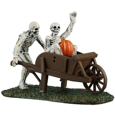 Afbeelding van Halloweenminiatuur Playful Skeletons Yard Decoration 12x5x18 cm Lemax