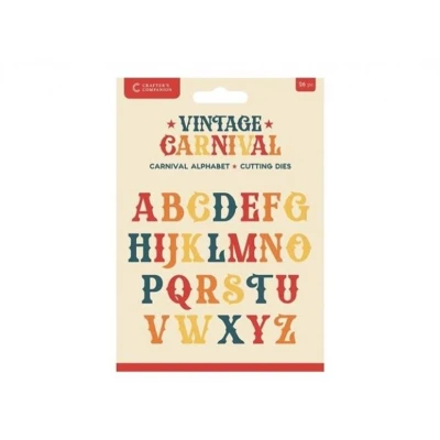 Afbeelding van CC Vintage Carnival Snijmal Alphabet