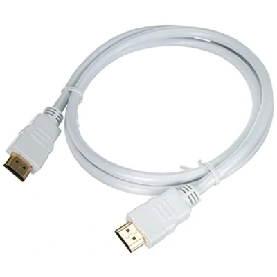 Afbeelding van PremiumCord 4K High Speed ​​​​HDMI + ethernetkabel 1 m, compatibel met video 2160p, Full HD 1080p, Deep Color, 3D, ARC, HDR, 3x afgeschermd, 10,2 Gbps, vergulde aansluitingen, wit