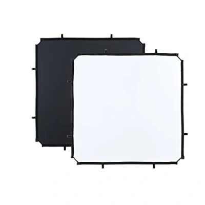 Afbeelding van Lastoliet van Manfrotto LL LR81121R Skylite Rapid Klein Stof 1,1 x m, Zwart/Wit, Zwart/Wit