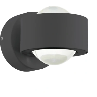 Afbeelding van EGLO Treviolo Wandlamp Buiten LED 8,5 cm Zwart/Helder