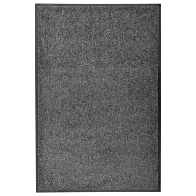 Afbeelding van Deurmat wasbaar 60x90 cm antraciet