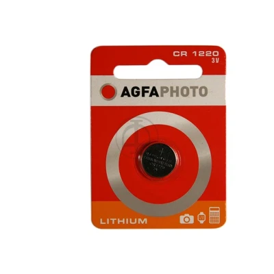 Afbeelding van Agfaphoto Batterij Lithium, Knoopcel, CR1220, 3V Extreme, Retail blisterverpakking (1 pack)