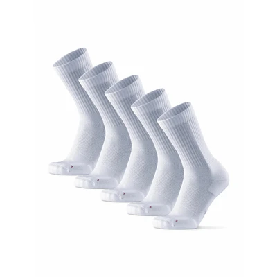 Afbeelding van Danish Endurance LONG Distance 5 PACK Sportsokken, Maat: 39 42, White