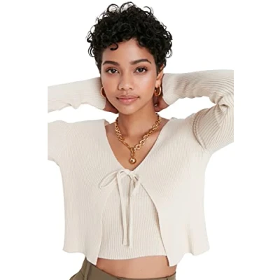 Afbeelding van Trendyol TWOSS21HI0002 Volwassenen Vrouwen Hesje single Steen XS