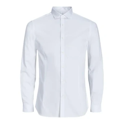 Afbeelding van Jack &amp; Jones PLUS SIZE Loose FIT Overhemd, Heren, Maat: 4XL, White