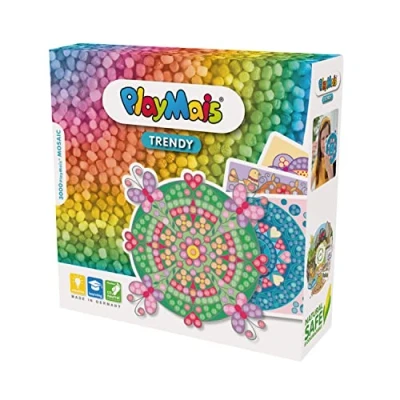 Afbeelding van PlayMais Trendy Mosaic Mandala creatieve set om te knutselen voor kinderen vanaf 6 jaar, meer dan 3.000 stuks en mozaïekstickers met mandala&#039;s, bevordert creativiteit fijne motoriek, natuurlijk