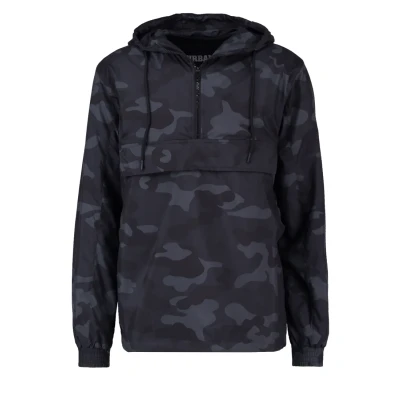 Afbeelding van Urban Classics camo PULL OVER Windbreaker Windjack, Heren, Maat: Small, Gray