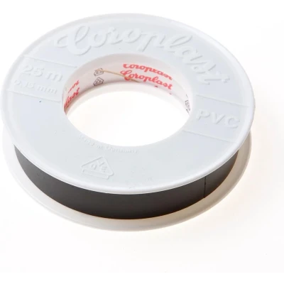 Afbeelding van Coroplast isolatieband 19 mm zwart rol 25 m