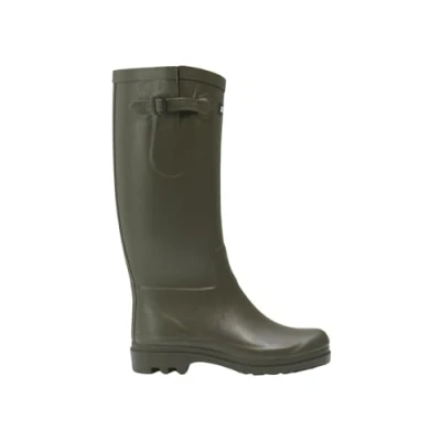 Afbeelding van Aigle Aiglentine Regenlaarzen, Dames, Maat: 42, Khaki Natuurrubber