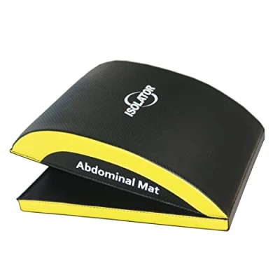 Afbeelding van ISOLATOR Ab Mat, Sit Up Pad met stuitbeen beschermkussen, buikmat en buikspiermat voor buikspiertraining